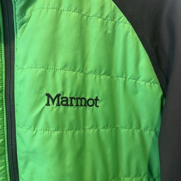 Marmot Jacket Mens L Green Variant Hybrid Quilted Puffer Insulated Lightweight - Picture 2 of 10